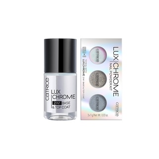 Catrice LuxChrom Set 2 (Nail Powder Kit &amp; 2in1 Base &amp; Top Coat)