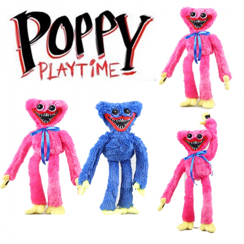 ตุ๊กตานุ่ม รูปการ์ตูนสัตว์ Huggy Wuggy Poppy Playtime Game ขนาด 40 ซม. ของเล่นสําหรับเด็ก