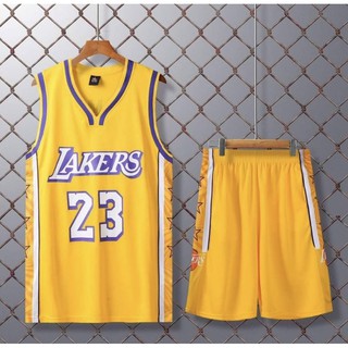 ชุดบาส ทีมLakers เบอร์23 พร้อมส่ง