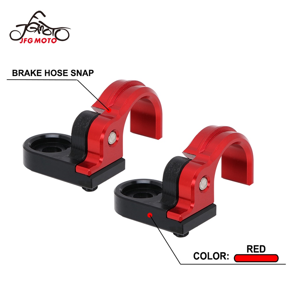 Jfg MOTO แคลมป์จับสายเบรกหลัง CNC อุปกรณ์เสริม สําหรับรถจักรยานยนต์ CRF230L CRF230M CRF250L XR400R X