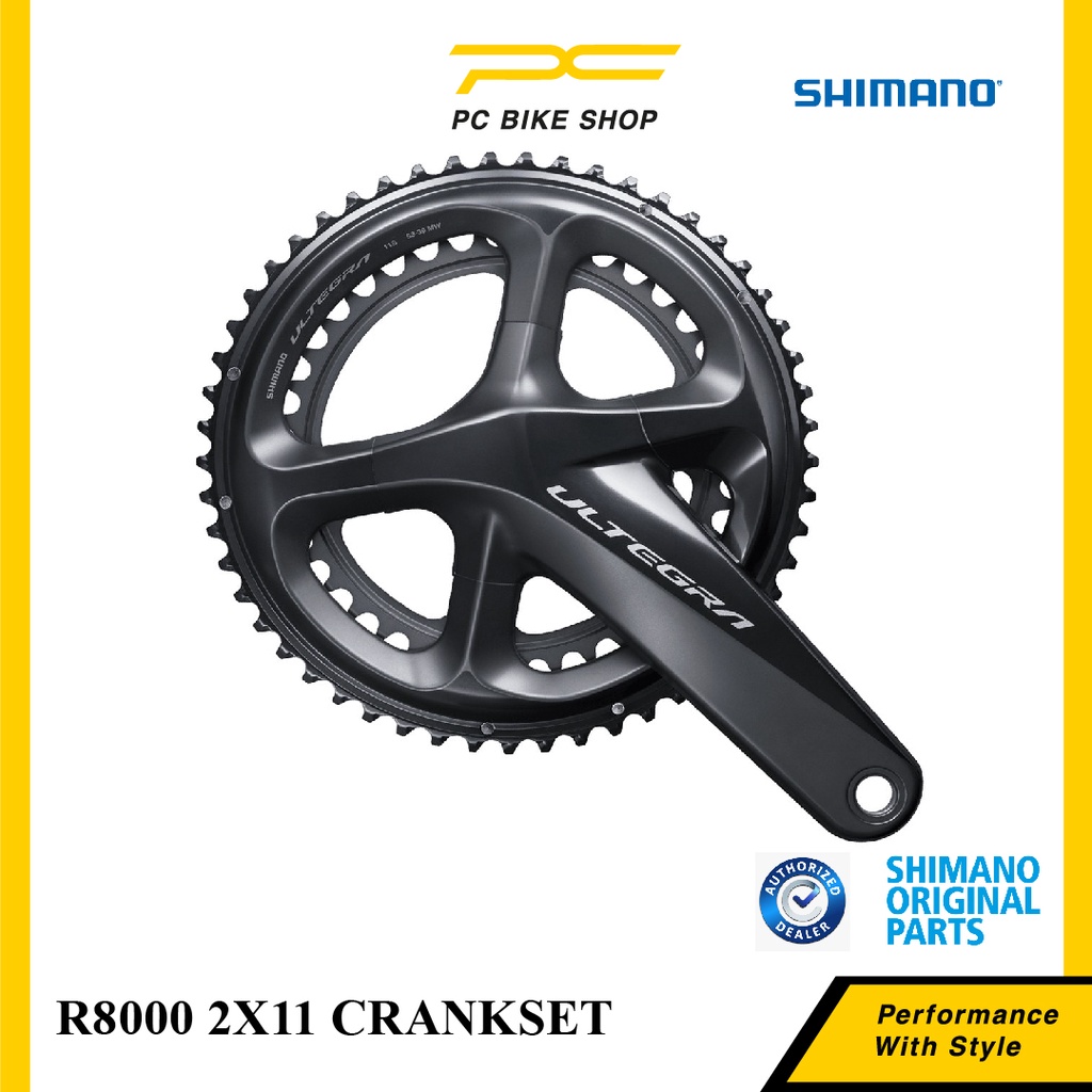 Shimano Ultegra FC-R8000 Crankset 2x11-speed R8000 CRANK (กล่อง) Road Bike RB Component Part