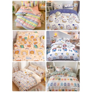 ชุดผ้าปูที่นอน 3,5,6ฟุต พร้อมผ้านวม ครบเช็ต6ชิ้น ลายใหม่พร้อมส่ง