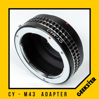 เมาท์แปลง CY-M43 ( Contax Yashica  - Olympus / Lumix M43 Adapter / PK โอลิมปัส Lens Adapter )