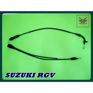 SUZUKI RGV THROTTLE CABLE "LARGE" SET "HIGH QUALITY" // สายเร่งชุดใหญ่ มอเตอร์ไซค์ซูซุกิ สินค้าคุณภาพดี