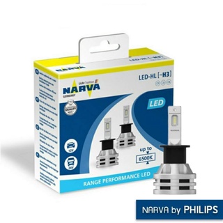 NARVA Range Performance LED 6500K หลอดไฟรถยนต์ ขั้ว H3 [2 หลอด]