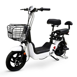 ELECTRIC BIKE EM LOVE 14” WHITE จักรยานไฟฟ้า 14 นิ้ว EM LOVE สีขาว จักรยานไฟฟ้าและสกู๊ตเตอร์ จักรยาน กีฬาและฟิตเนส ELECT