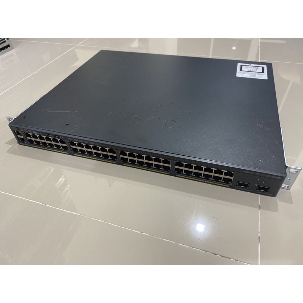 Cisco Catalyst 2960-X 48-Port PoE Gigabit Switch -WS-C2960X-48FPD-L