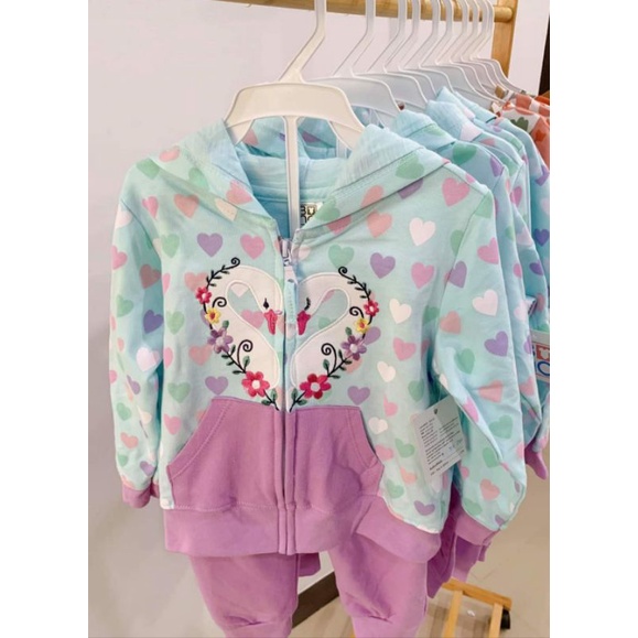 เสื้อกันหนาวเด็กหญิง เซ็ทกันหนาว ใส่อุ่น อุ่น สวยมาก 🌟แบรนด์ Bno, Gymboree,ck