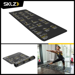 SKLZ - Trainer Mat เสื่อโยคะ แผ่นรองโยคะ เสื่อรองออกกำลังกาย มีลายท่าออกกำลังกาย 24 ท่า