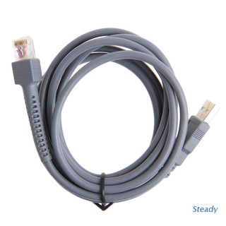 Steady เครื่องสแกนบาร์โค้ด สายเคเบิล Usb 2 เมตร Ls1203 Ls2208 Ls4208 Ls3008 Cba-U01-S07Zar