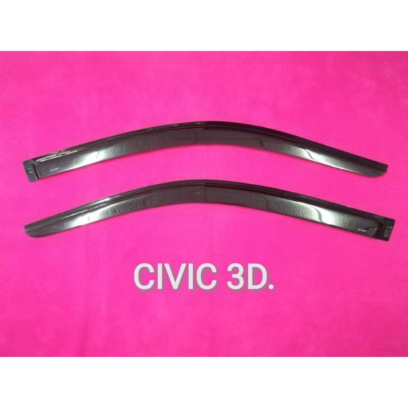 คิ้วกันสาด​รถยนต์ HONDA​ CIVIC ​3DOOR ปี1992-1995