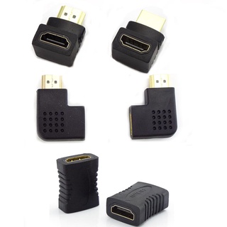 อะแดปเตอร์เชื่อมต่อ HDMI มุม 90 องศา ตัวผู้ เป็นตัวเมีย 270 องศา สําหรับขยายสายเคเบิล 1080P HDTV