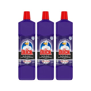 น้ำยาทำความสะอาดห้องน้ำ เป็ดม่วง 900 มล. แพ็ค 3  DAILY CLEANER BATH PURPLE DUCK 900ML 1X3