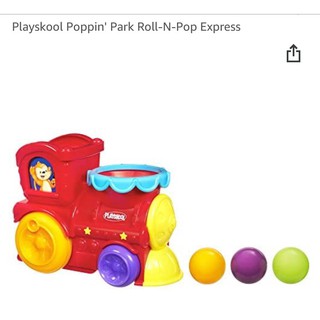 ของเล่นรถไฟสำหรับเด็กPlayskool Poppin Park Roll-N-Pop Express(มือสอง)
