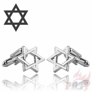 ❉Hexagram Cufflinks กระดุมข้อมือ 2 ชิ้น / คู่