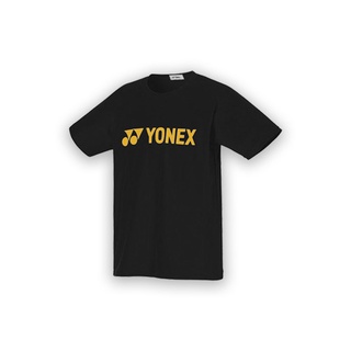 เสื้อกีฬาสีดำ BIGLOGO YONEX GOLD