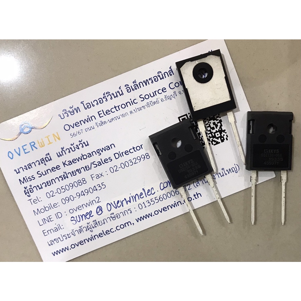 DSEI30-06A TO-247 DSE130-06A ราคา / 1 ตัว