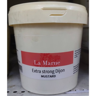 La Marne Extra strong Dijon Mustard 1 Kg. ดีจอง มัสตาร์ด 1 กิโลกรัม