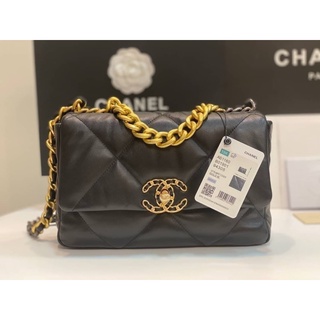 ✅#Chanel 19flap  ✅Grade : ออริ หนังแท้💯 ✅size :26cm  ✅full box set:box+invoice+card+paperbag+dust bag+ribbon +flower