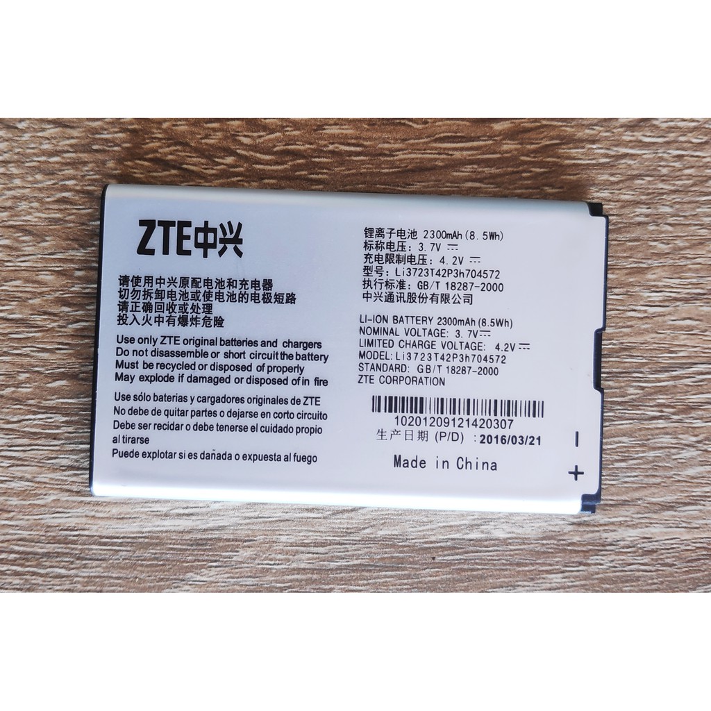 แบตเตอรี่ Z-TE Pocket WiFi  MF91 MF91D MF90‎ Li3720T42P3h704572