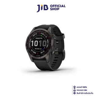 GARMIN SMART WATCH (นาฬิกาอัจฉริยะ) FENIX 7S SAPPHIRE SOLAR CARBON GRAY DLC TITANIUM WITH BLACK BAND