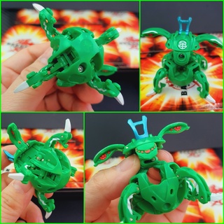 RARE ของแท้ BAKUGAN BATTLE BRAWLERS JETRO GREEN VENTUS GUNDALIAN INVADERS DNA 750G Action Figure Transform 4 Heads