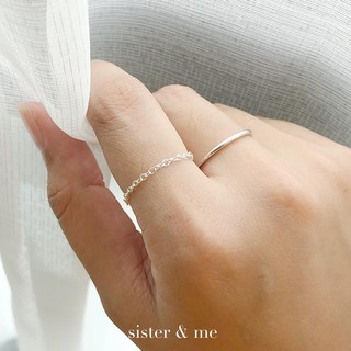 Chain Ring | แหวนโซ่ เงินแท้ 925