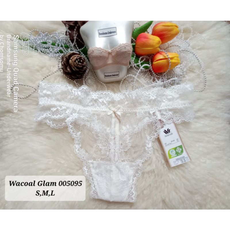 Wacoal Glam ❤Size XS,S,M,L ชุดชั้นใน/กางเกงใน ทรงจีสตริง G-string 005095