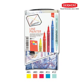 DERWENT ชุดปากกา GRAPHIK 5ด้าม #01 - #04 ( GRAPHIK SET #01, #02, #03, #04)