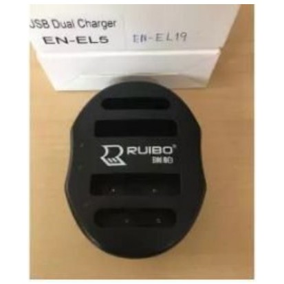 DUAL CHARGER EN-EL19 EN-EL5 ชาร์จ Nikon CoolPix #0252