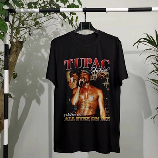 เสื้อยืดวินเทจเสื้อยืด ผ้าฝ้าย พิมพ์ลายกราฟฟิค Pro Club Supac 2Pac All Eyez On Me 2 Pac พลัสไซซ์ ของขวัญวันหยุด สําหรับผ