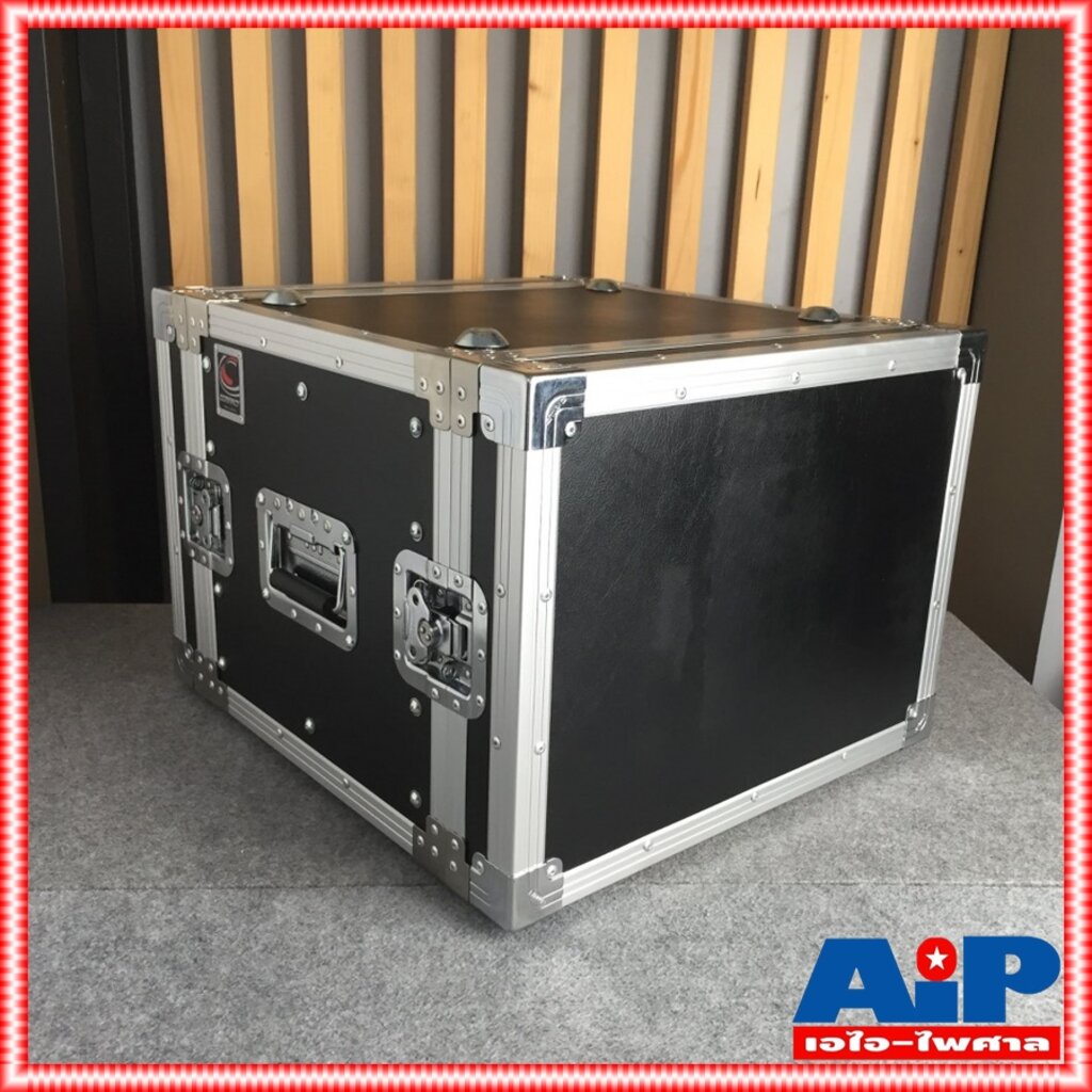 COMPACT RACK เครื่องเสียง SD8U 2ฝาหน้า-หลัง ลึก16นิ้ว ผิวสีดำ แร็คเครื่องเสียง แร็ค คอมแพ็ค แร็คใส่อ