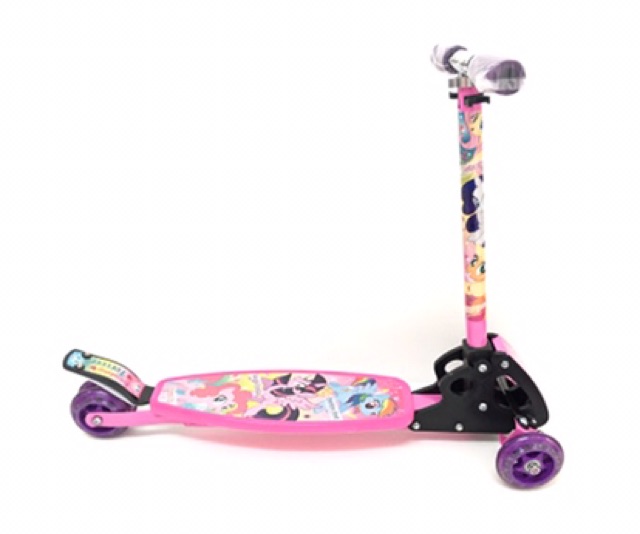 ล้อไม่มีไฟ## สกุตเตอร์ ลายม้าโพนี่ Pony แบบ3ล้อ(2ล้อหน้า) ของแท้ 100% My Little pony scooter!!! ลิขสิทธิ์แท้ - รูปที่ 4