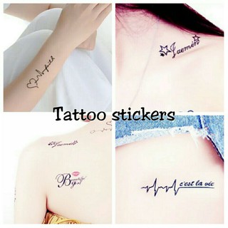 สติ๊กเกอร์รอยสักชั่วคราว Tattoo stickers