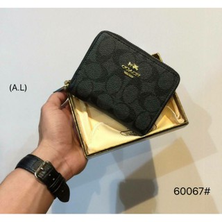 กระเป๋าสตางค์ coach  ขนาด 4.5 นิ้ว กระเป๋าสตางค์ใบสั้น กระเป๋าสตางค์ซิปรอบ wallet bag พกพาง่าย