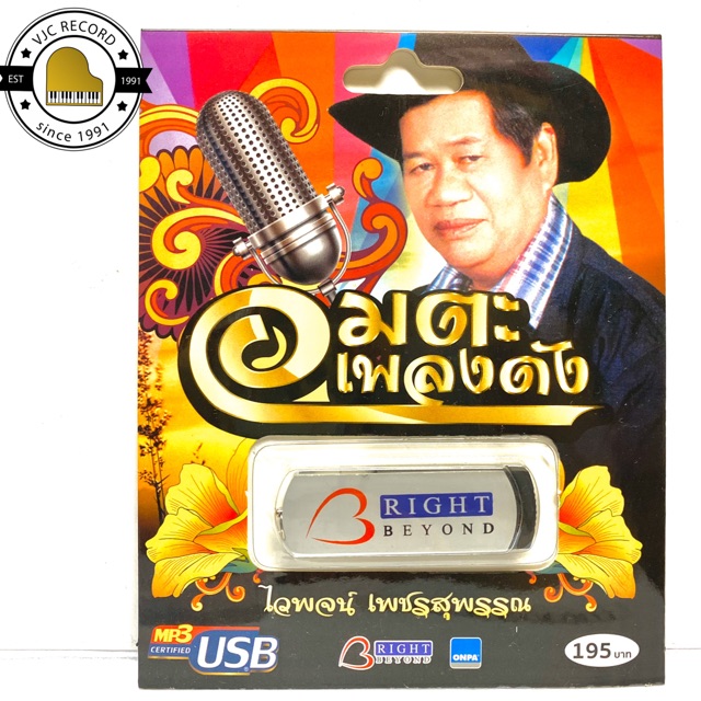 สุดคุ้มเสียบฟังได้เลย!! USB Mp3 100 เพลงอมตะ ไวพจน์