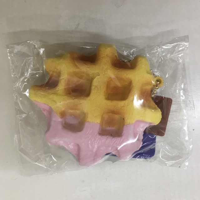 Squishy : วาฟเฟิลดิ๊ป Cafe de N ใหม่ มือ1