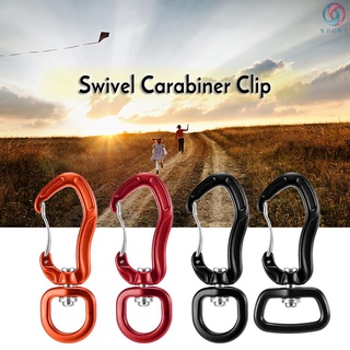 SPORT Swivel Carabiner Clip 360° Rotatable Spinner Carabiner Small Wiregate Carabiner Rotational Hammock Clip Hook