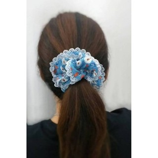 ยางรัดผมตกแต่งขอบบลูกไม้ยี่ห้อ A-ONE ลายที่82-103
