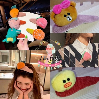 ✨กิ๊บยักษ์ กิ๊บติดผม 🐻🐥🍌 ขนาด2.5cmx5cm✨