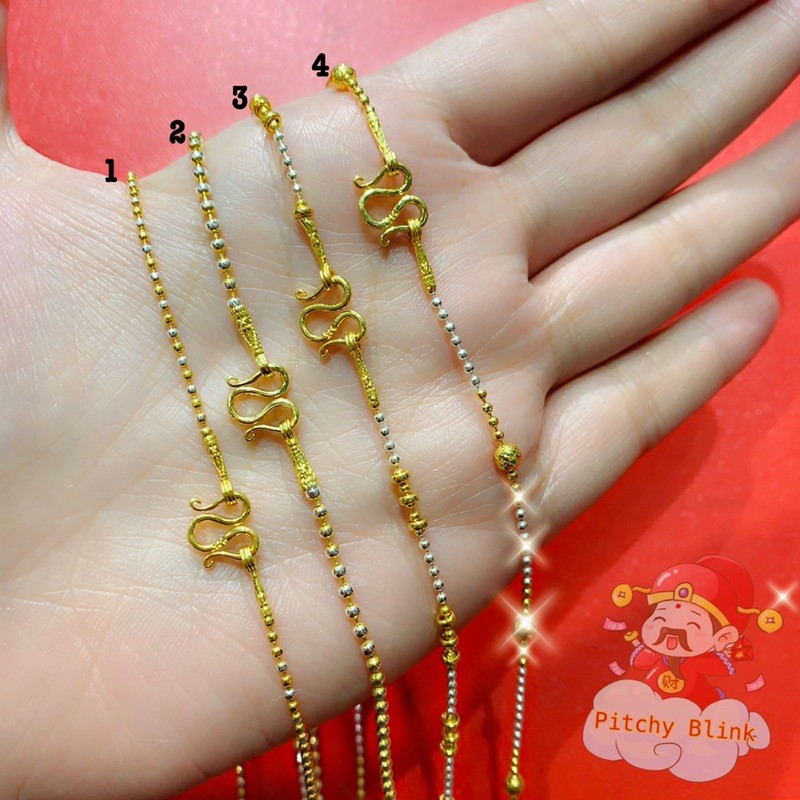 P i t c h y สร้อยคอ2กษัตริย์ ความยาว18นิ้ว เกรดพรีเมียม คุณภาพเกินราคา