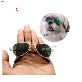 จัดส่งจากกรุงเทพNamita แว่นแมว แว่นสุนัข แว่นตาแฟชั่นสัตว์เลี้ยงสุนัข แมวขนาดเล็ก แว่นตา แว่นกันแดด กรอบทอง รุ่น CD-001