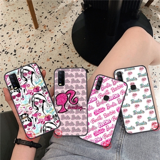 เคสนิ่ม ลายบาร์บี้ 12A สําหรับ Vivo V5 Plus V7 Y75 Y79 V9 Y85 Y89 V11 V15 Pro Y11 U3 Y11S V20I