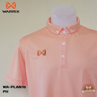 เสื้อโปโล WARRIX WA-3315N WA-PLAN15 สีพีช PH วาริกซ์ วอริกซ์ ของแท้ 100%