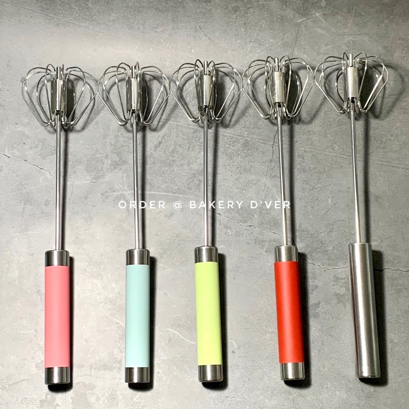 ที่ตีไข่สแตนเลส 10นิ้ว 12นิ้ว กึ่งอัตโนมัติ ที่ตีไข่แบบมือกด ตะกร้อตีไข่ อุปกรณ์ผสมอาหาร  ที่ตีไข่กึ่งอัตโนมัติแบบมือกด - รูปที่ 7