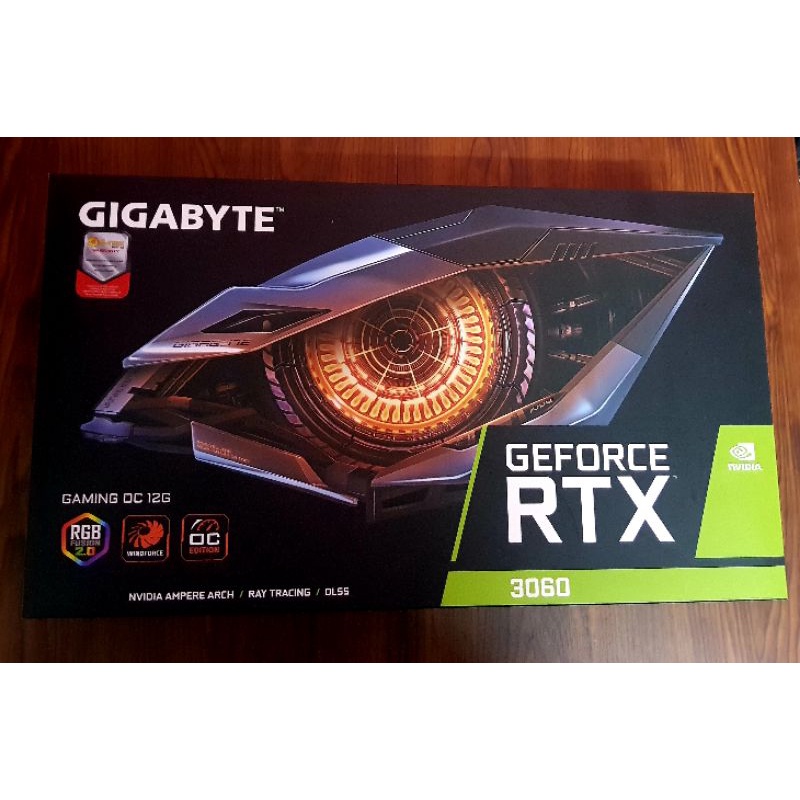 VGA Gigabyte NVIDIA Geforce RTX 3060 Gaming OC PCI 12GB REV 2.0 LHR การ์ดจอ มือ2