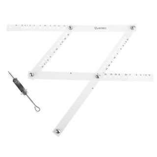 xinp✨34cm Scale Drawing Ruler Pantograph Folding Ruler Reducer Enlarger Tool Craft