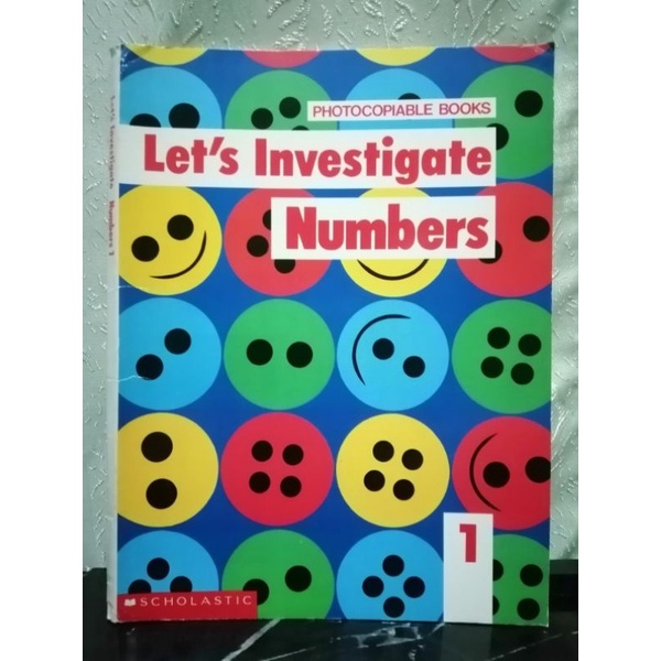 Numbers 1 (Let's Investigate) Photocopiable books-122A