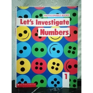 Numbers 1 (Lets Investigate) Photocopiable books-122A