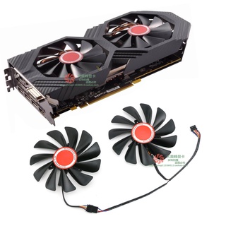 XFX News RX580 590 4G / 8G Black Wolf version RX VEGA 56 / RX VEGA 64 graphics fan fan